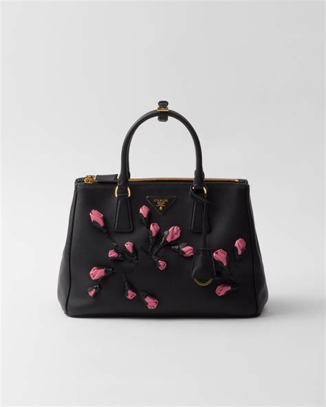 prada bag flower vase|prada galleria floral applique.